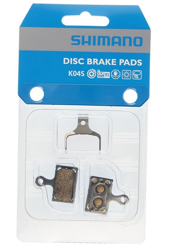 Shimano K04S METAL PAD W/O FIN, W/SPRING, 1 PAIR