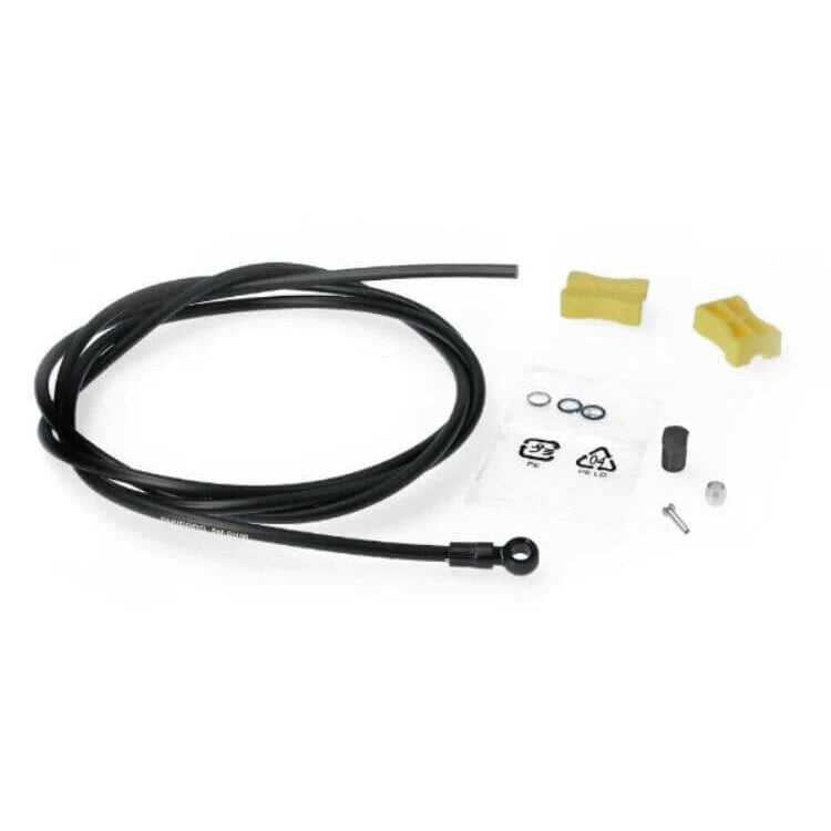 Shimano MTB SM-BH90 W/ Short Black Banjo Fitting, 2000mm, W/ Connecting Unit, W/O Banjo Bolt