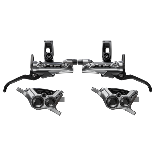Shimano XTR 4-Piston Brake Upgrade Kit, M9220 Front 1000 Rear 1700, Resin & Metal Pads