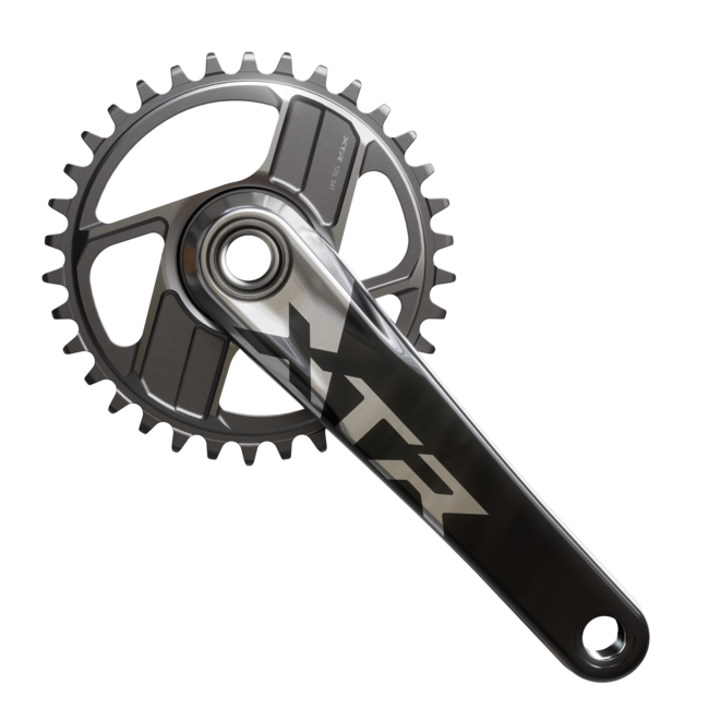Shimano XTR FC-M9220 Crankset - 165mm, 12-Speed, 1x, Direct Mount, Hollowtech II Spindle Interface