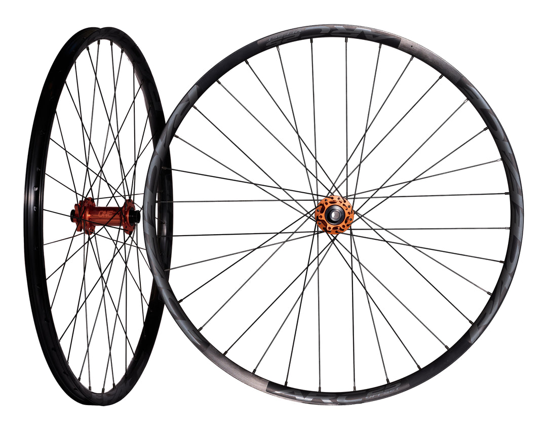 Mountain Wheelset Oneup Orange + RaceFace ARC 25 Custom Alloy Wheels (Front+Rear)