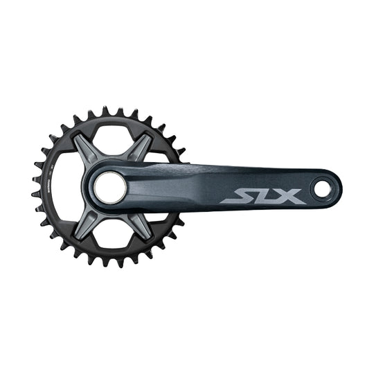 Shimano SLX FC-M7100-1 Crankset - 165mm, 12-Speed, 1x, Direct Mount, Hollowtech II Spindle Interface, Black