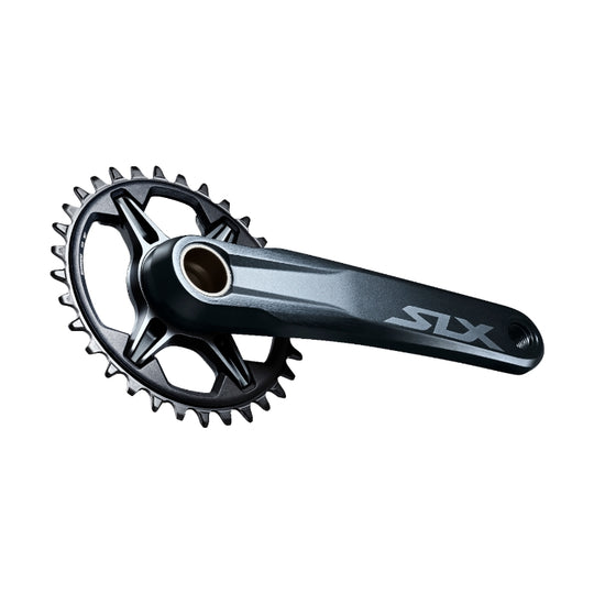 Shimano SLX FC-M7100-1 Crankset - 165mm, 12-Speed, 1x, Direct Mount, Hollowtech II Spindle Interface, Black