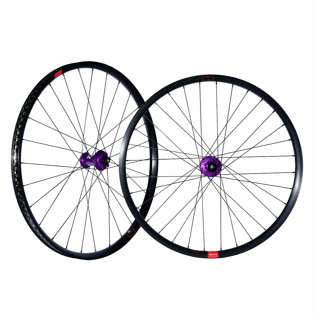 Mountain Wheelset I9 Hydra Purple + Reserve 30 HD AL / 30 SL AL Custom Alloy Wheels (Front+Rear)