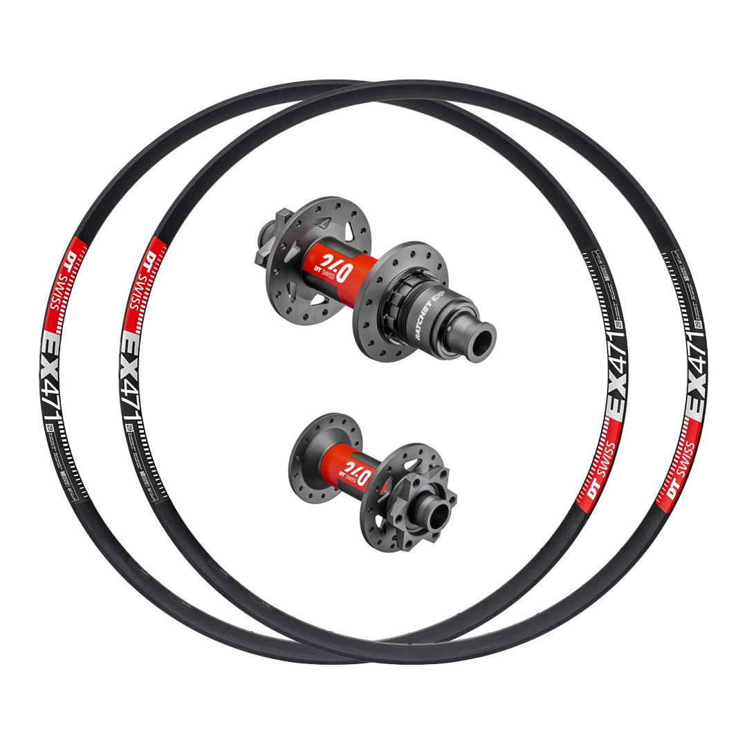 DT Swiss 240 EXP or 240 DEG + DT Swiss EX 471 Custom Alloy Wheels (Front+Rear)