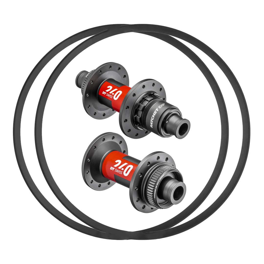DT Swiss 240 EXP + We Are One Wanderer Convergence Custom Carbon Gravel Wheels (Front+Rear)