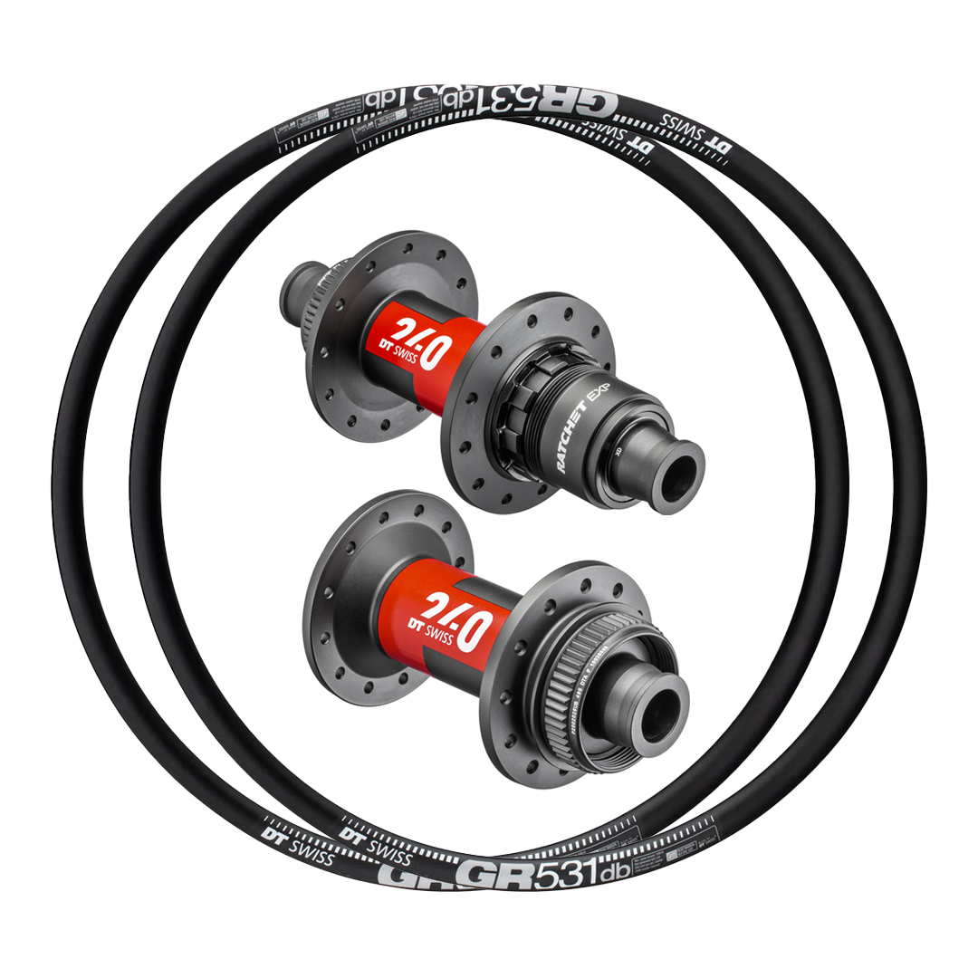 DT Swiss 240 EXP + DT Swiss GR 531 Custom Alloy Gravel Wheels (Front+Rear)