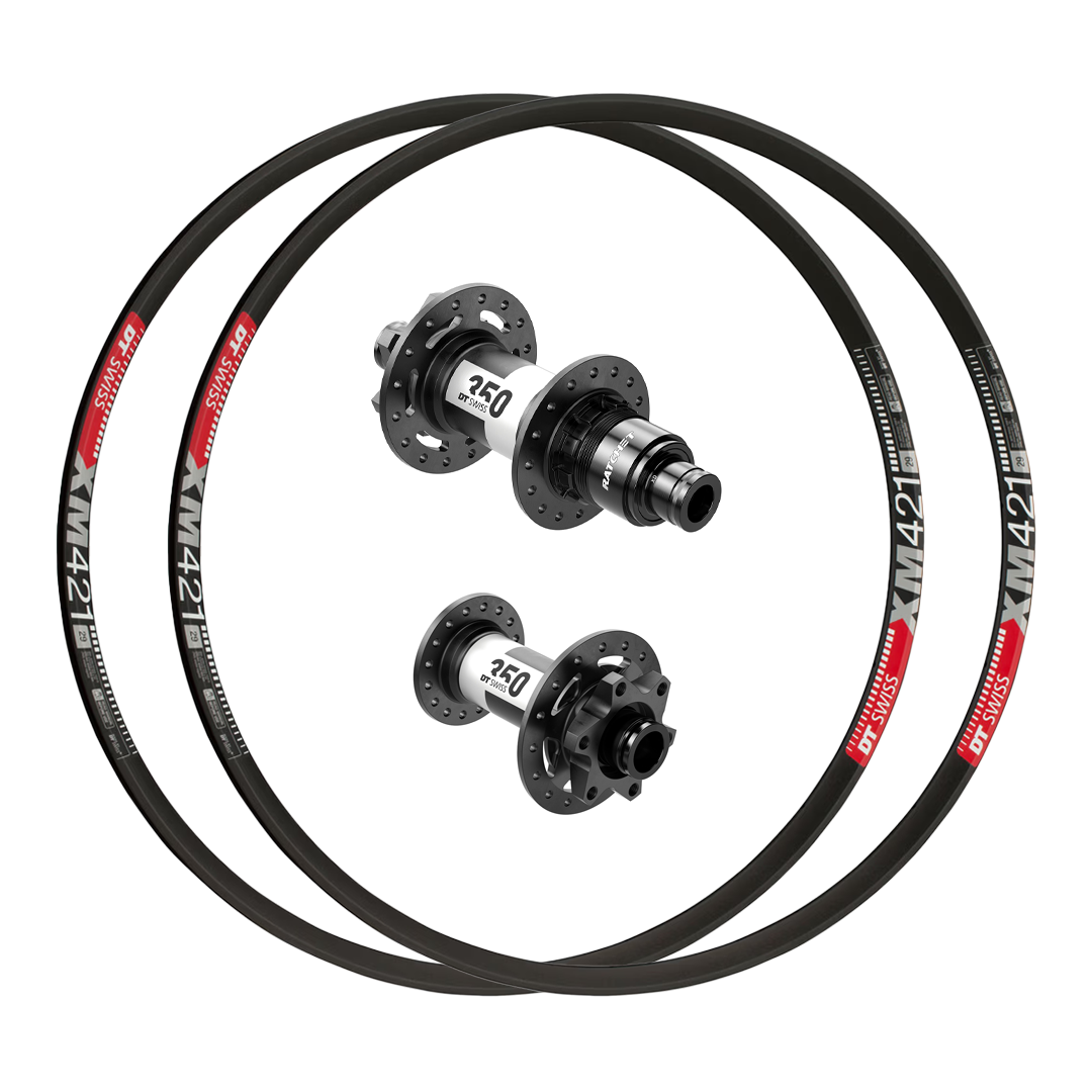 DT Swiss 350 + DT Swiss XM 421 Custom Alloy Wheels (Front+Rear)