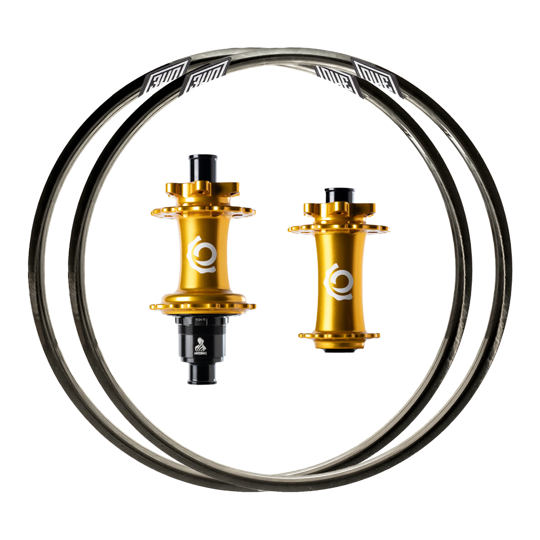 Industry Nine Hydra2 + We Are One Convergence The Revive 2.0 Custom Carbon Wheels (Front+Rear) (new)