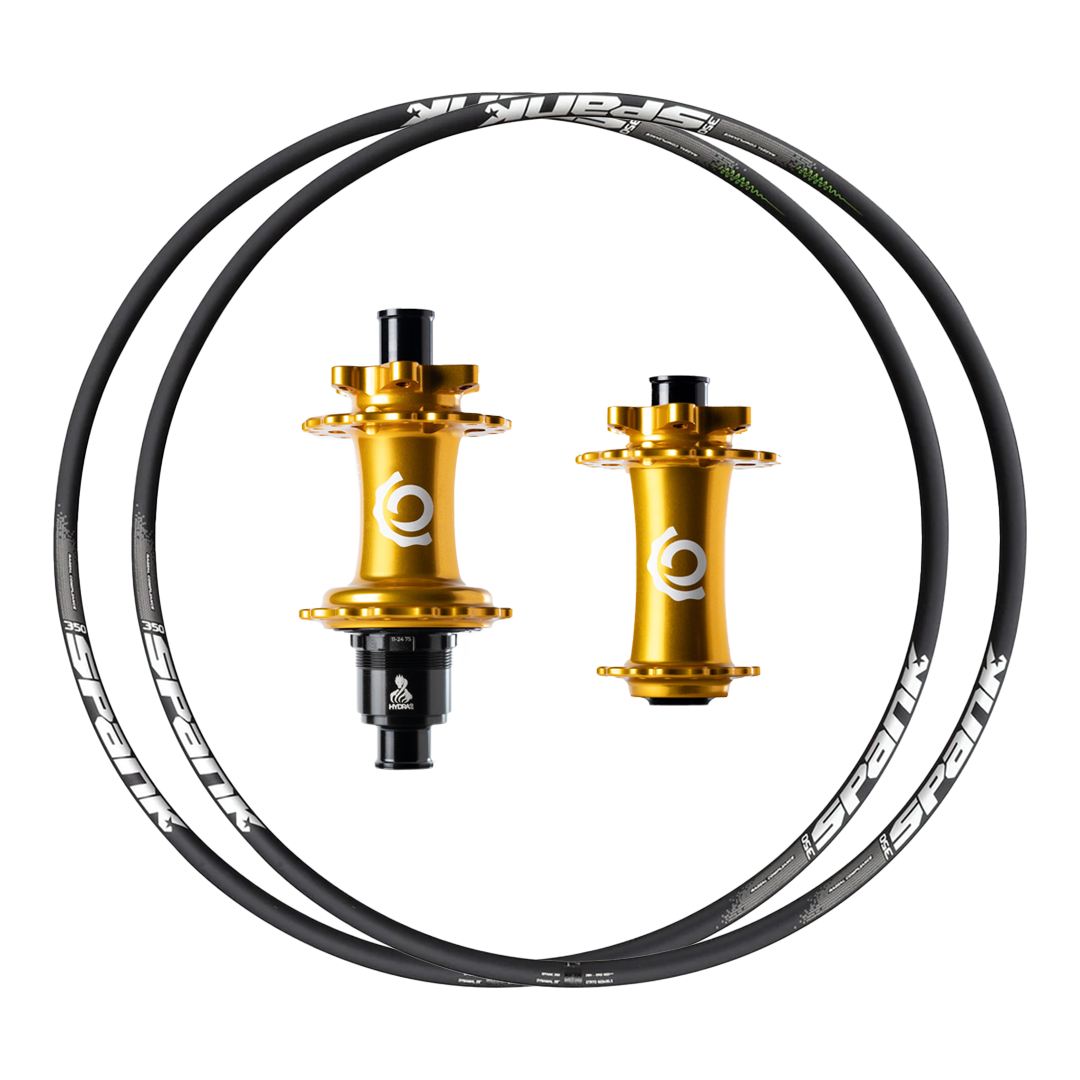 Industry Nine Hydra2 + Spank 350 (Vibrocore) Custom Alloy Wheels (Front+Rear) (new)