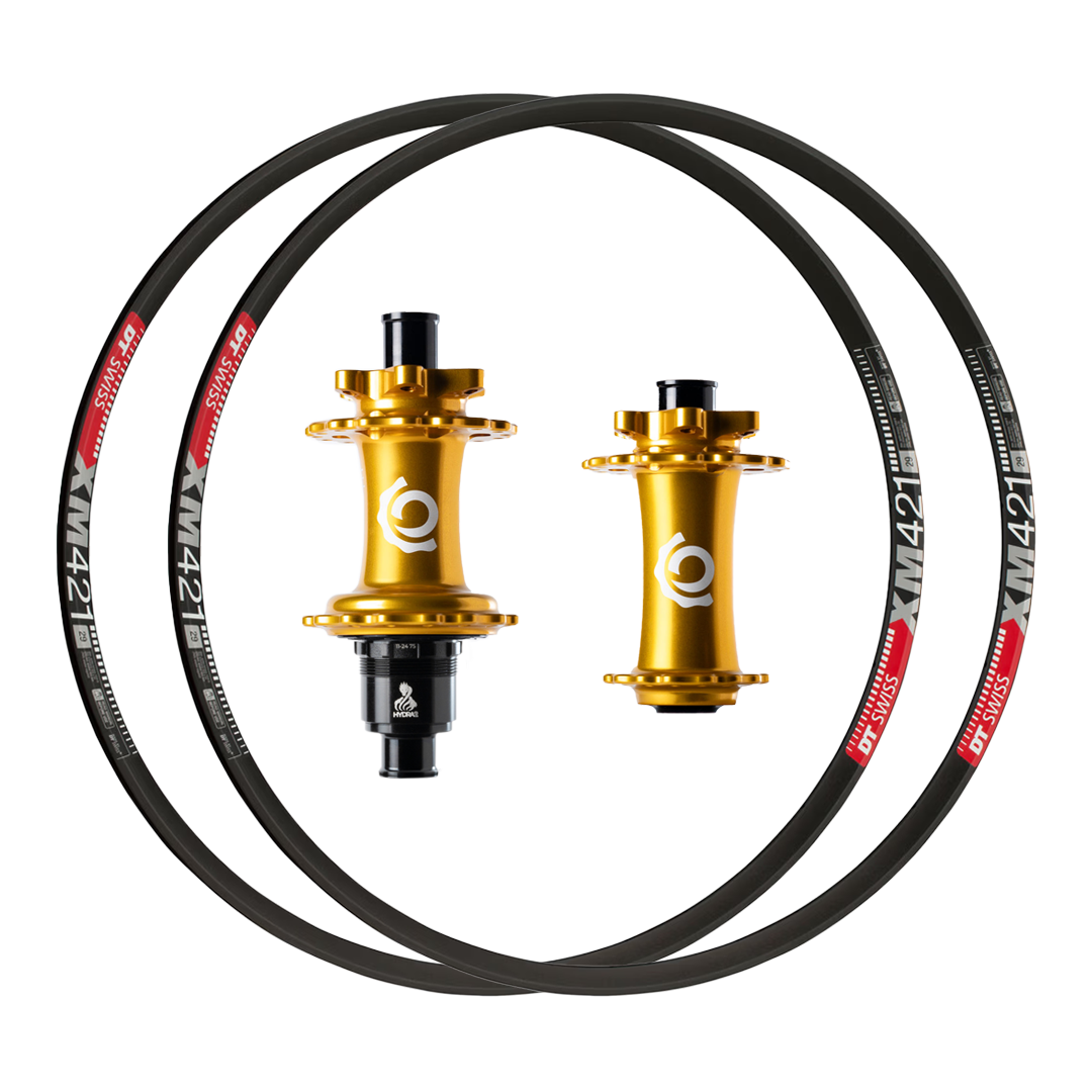 Industry Nine Hydra2 + DT Swiss XM 421 Custom Alloy Wheels (Front+Rear) (new)