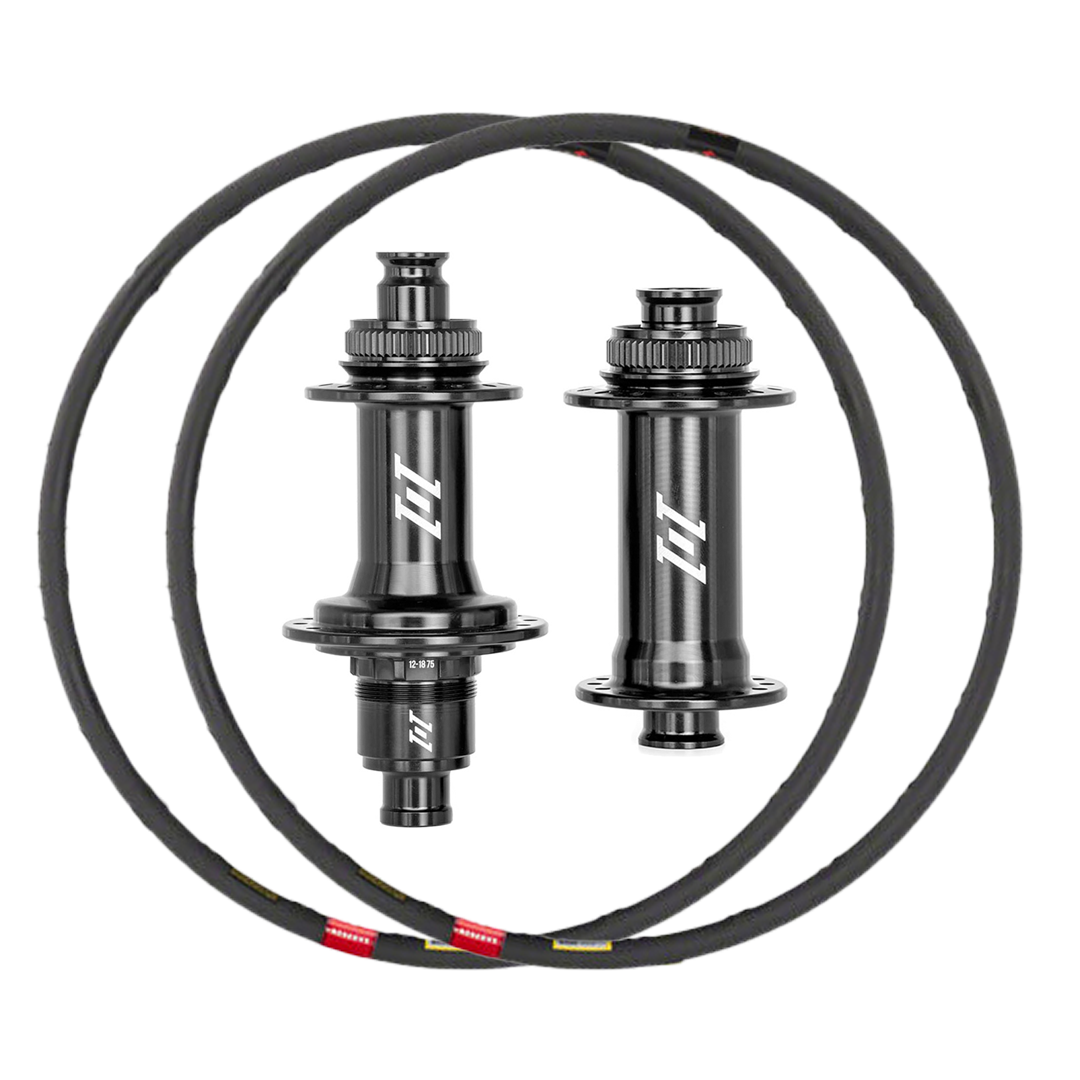 Industry Nine 1/1 + Reserve 25|GR Custom Carbon Gravel Wheels (Front+Rear)