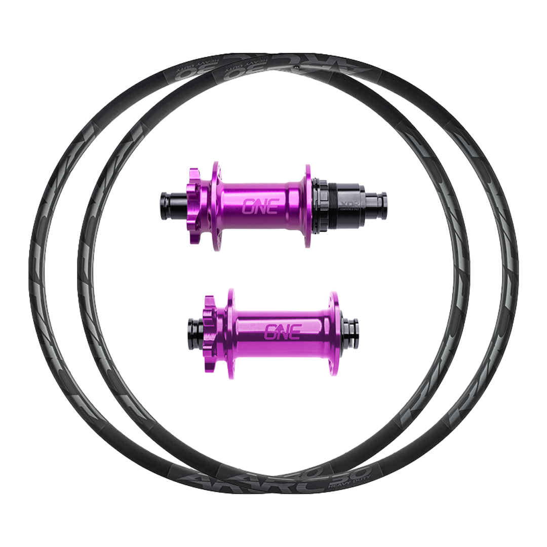 OneUp Hubs + RaceFace ARC Heavy Duty 30 (Alloy) Custom Wheels (Front+Rear)