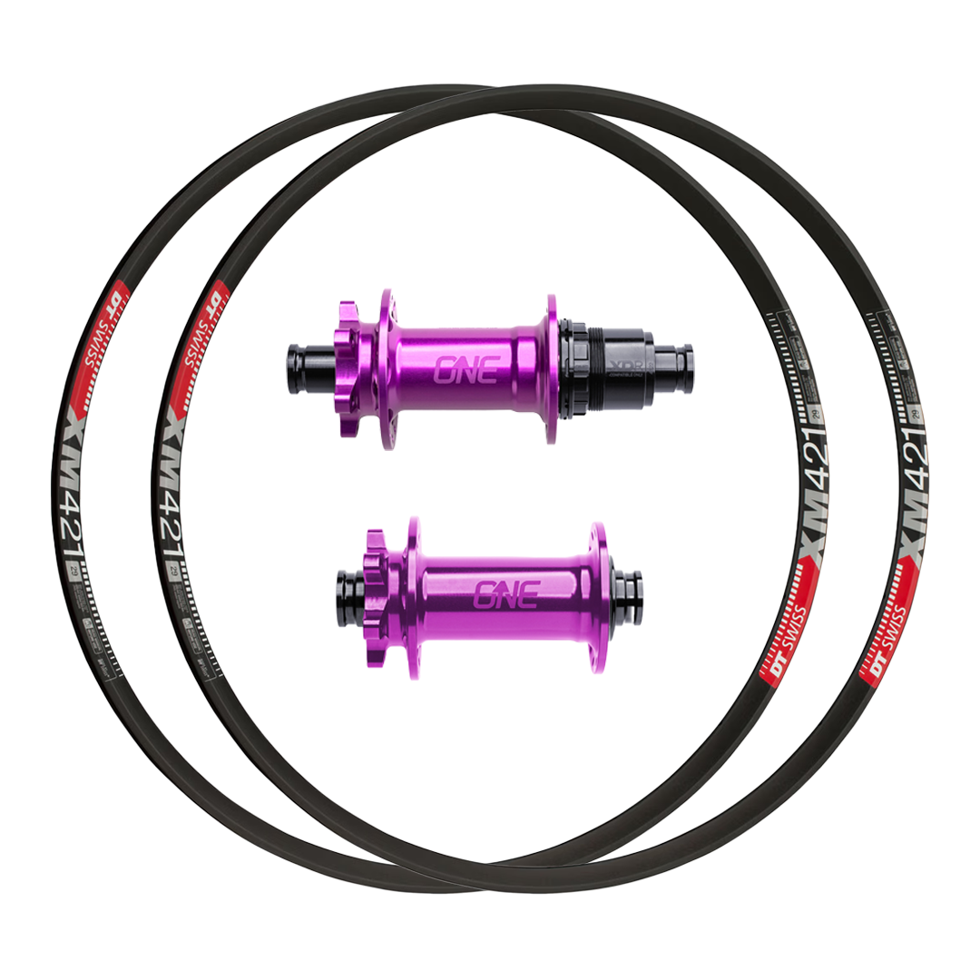 OneUp Hubs + DT Swiss XM 421 Custom Alloy Wheels (Front+Rear)