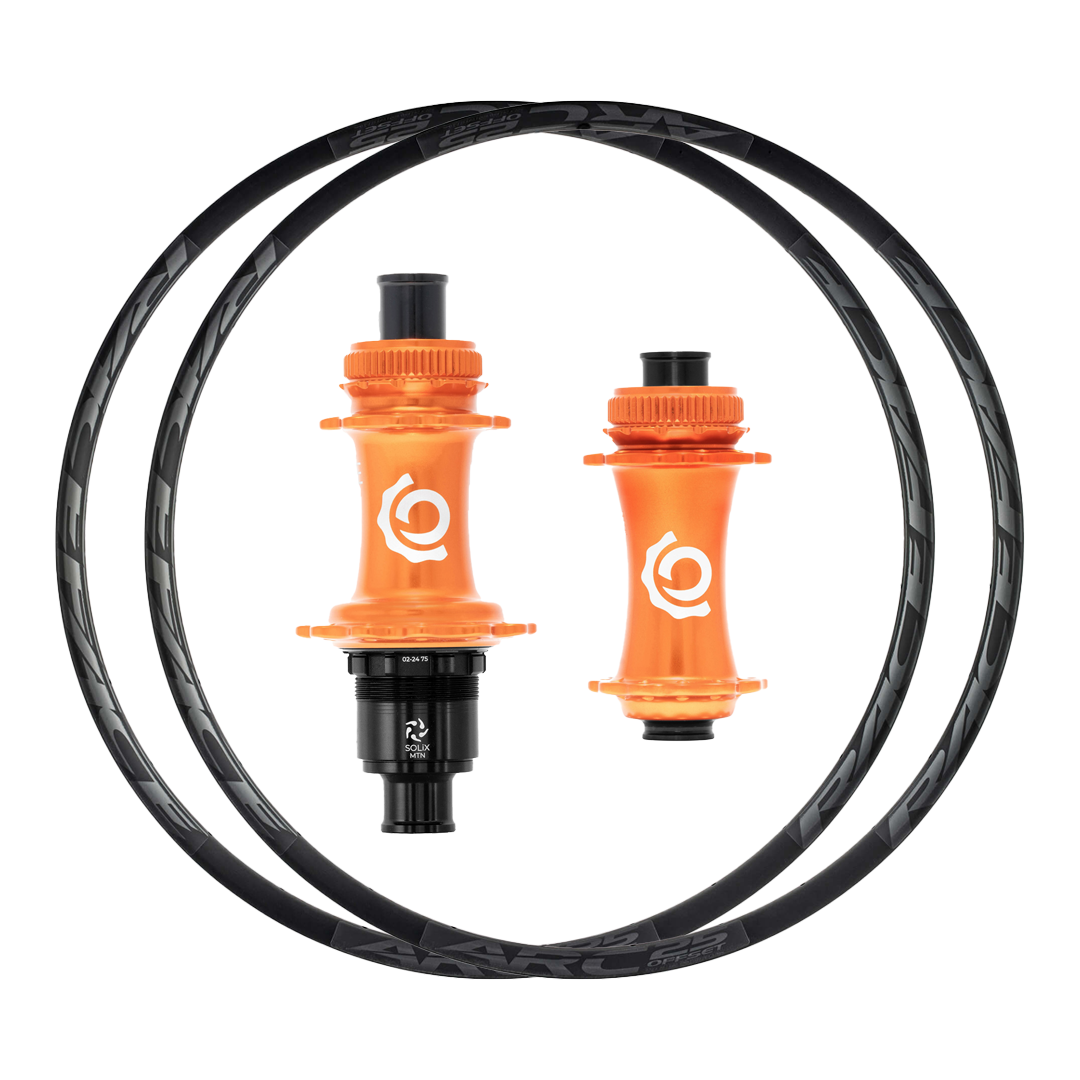 Industry Nine Solix + RaceFace ARC Offset 25 Gravel Wheels (Front+Rear)
