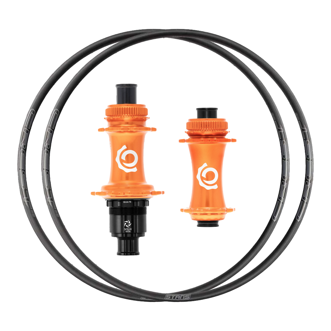 Industry Nine Solix + Stan's Crest MK4 Gravel Wheels (Front+Rear)