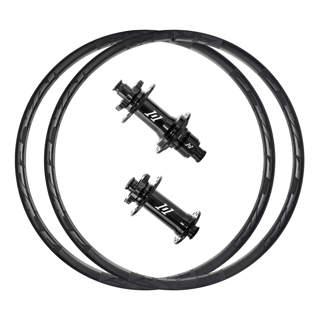 Industry Nine 1/1 + RaceFace ARC 36 (Carbon) Custom Wheels (Front+Rear)