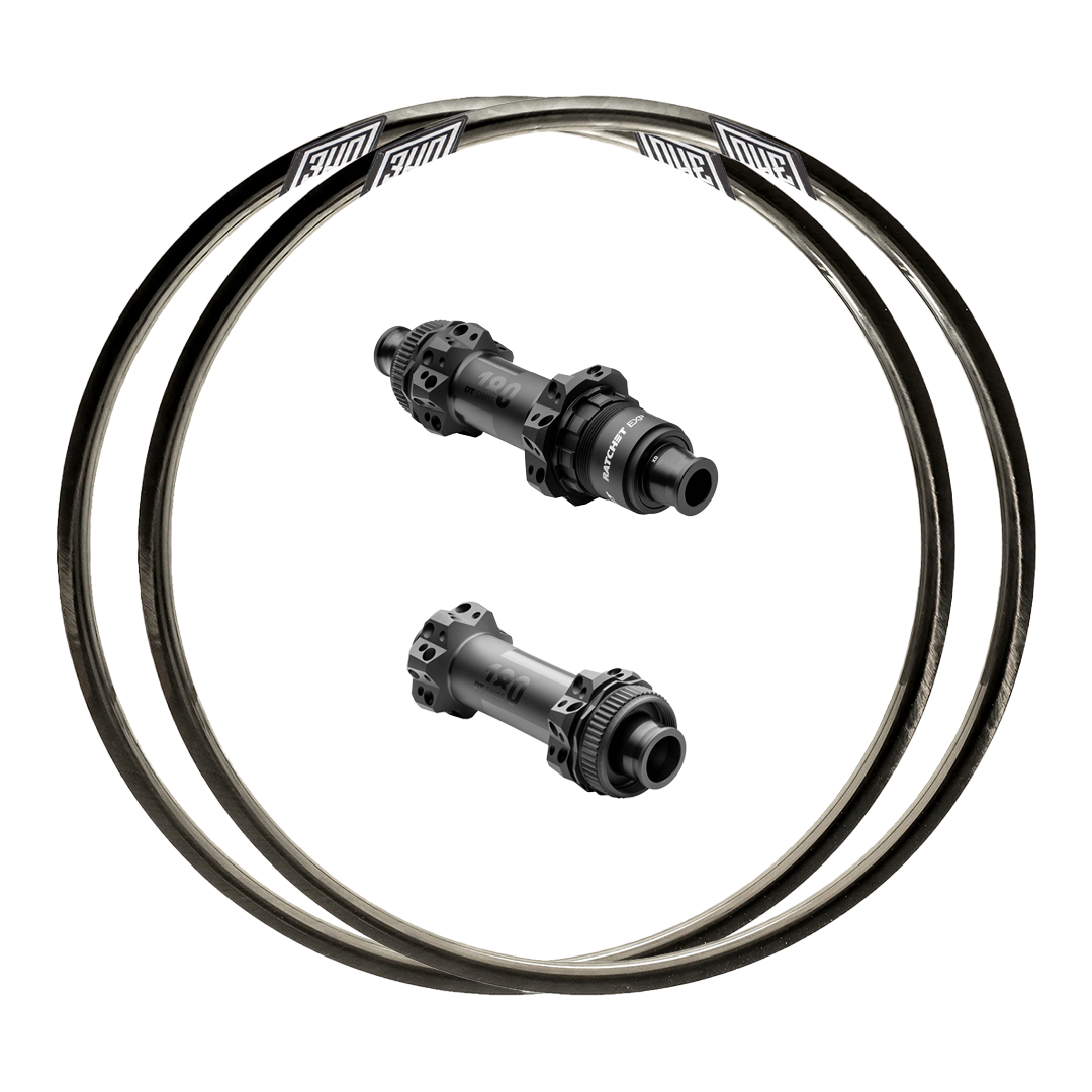 DT Swiss 180 + We Are One Triad Convergence Custom Carbon Wheels (Front+Rear)