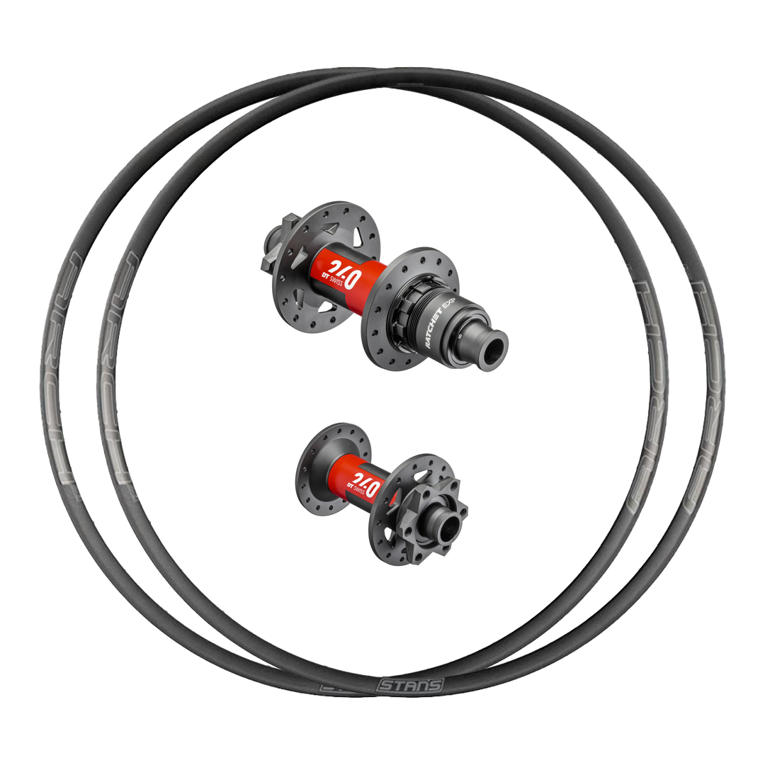 DT Swiss 240 EXP or 240 DEG + Stan's No Tubes Arch Mk4 Custom Alloy Wheels (Front+Rear)