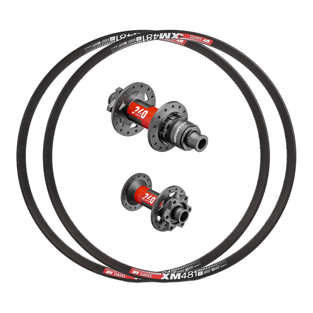 DT Swiss 240 EXP or 240 DEG + DT Swiss XM 481 Custom Alloy Wheels (Front+Rear)