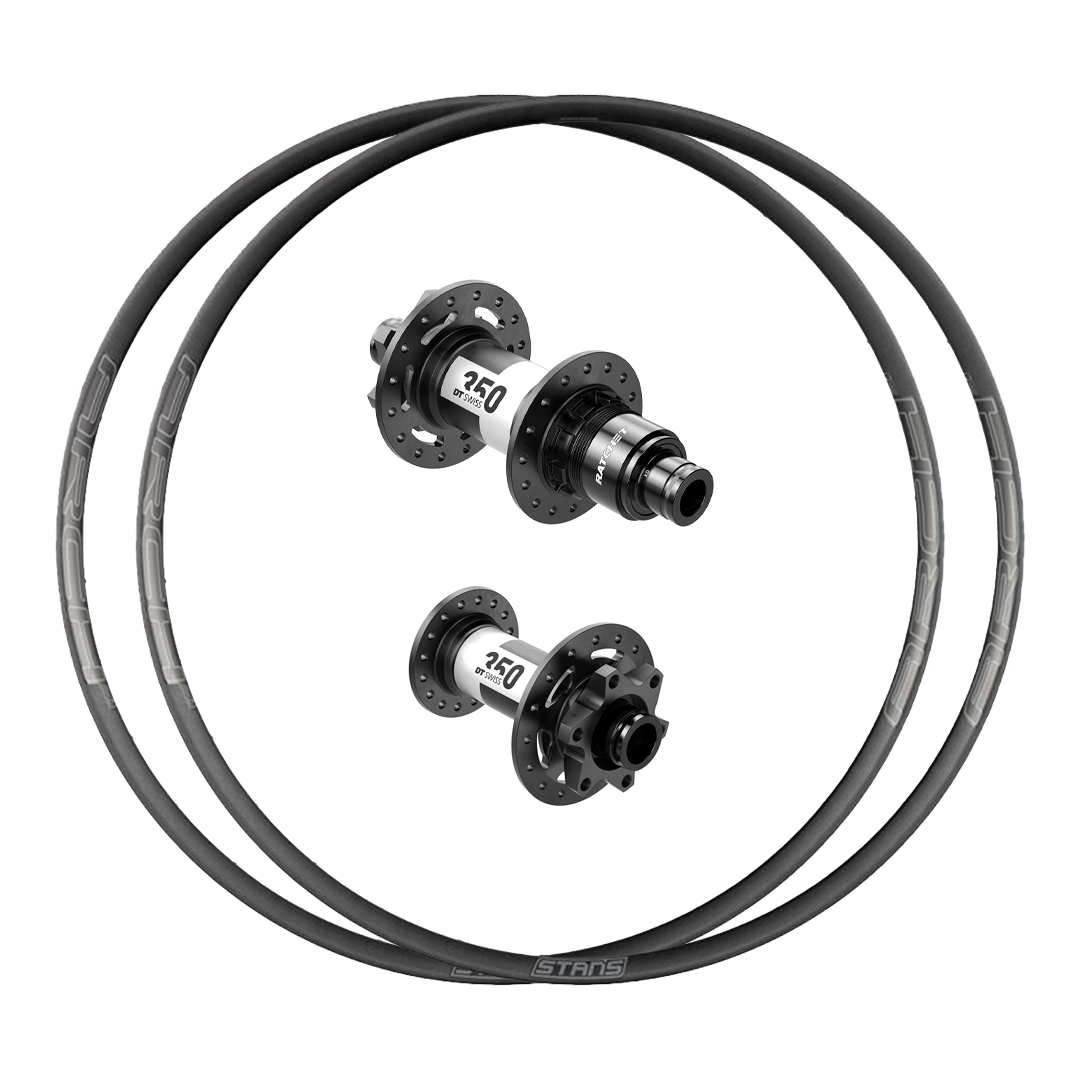 DT Swiss 350 or 350 DEG + Stan's No Tubes Arch Mk4 Custom Alloy Wheels (Front+Rear)