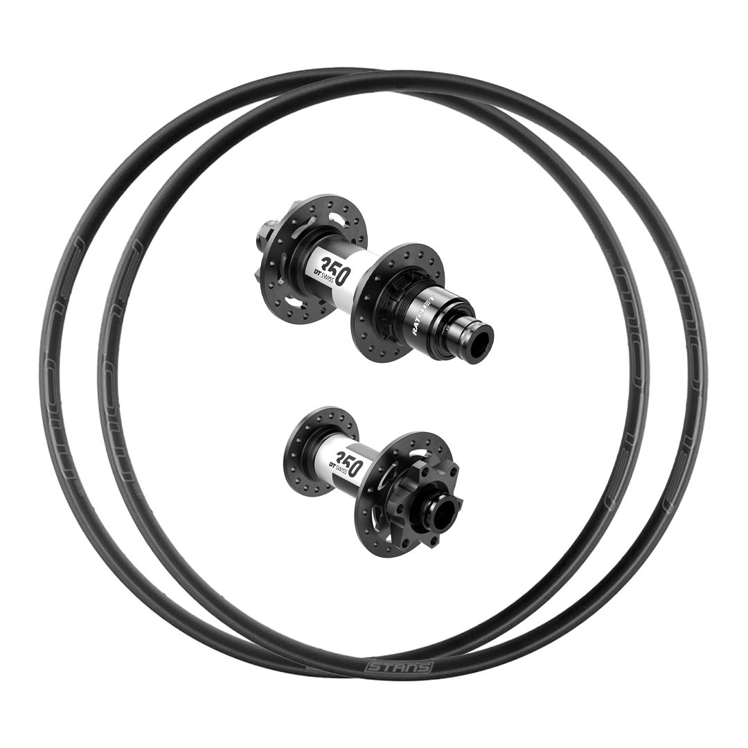 DT Swiss 350 or 350 DEG + Stan's No Tubes Flow Mk4 Custom Alloy Wheels (Front+Rear)