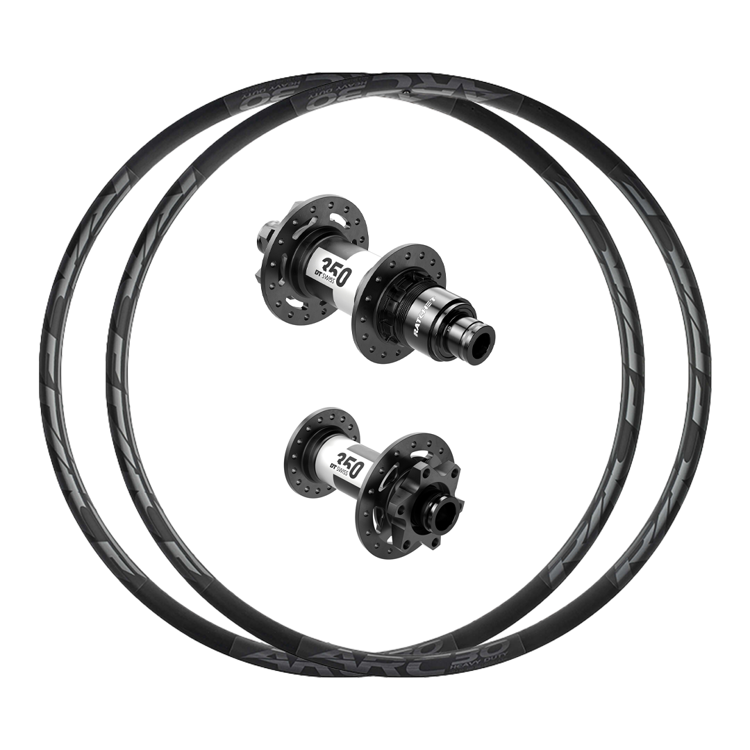 DT Swiss 350 + RaceFace ARC Heavy Duty 30 (Alloy) Custom Wheels (Front+Rear)