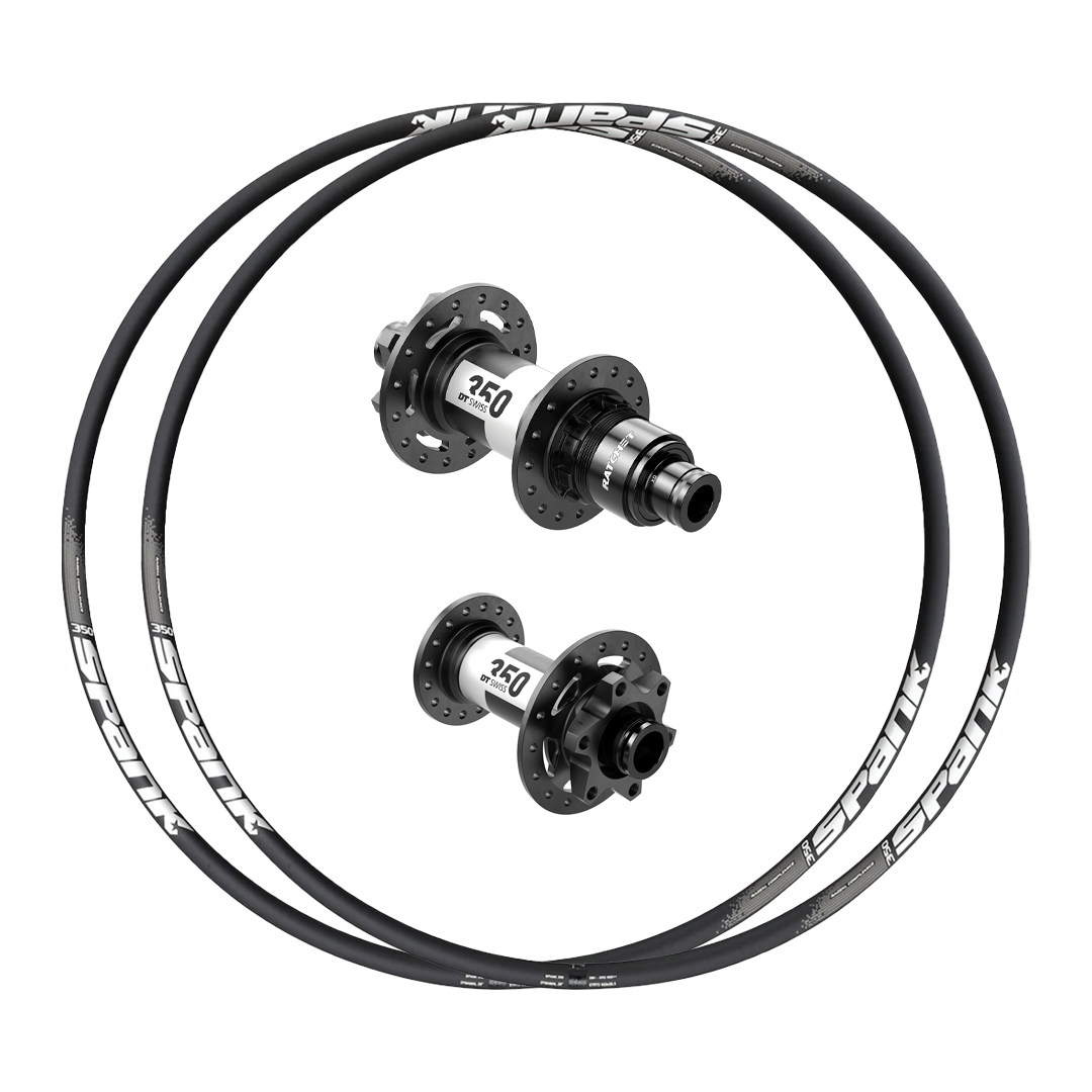 DT Swiss 350 + Spank 350 Custom Alloy Wheels (Front+Rear)