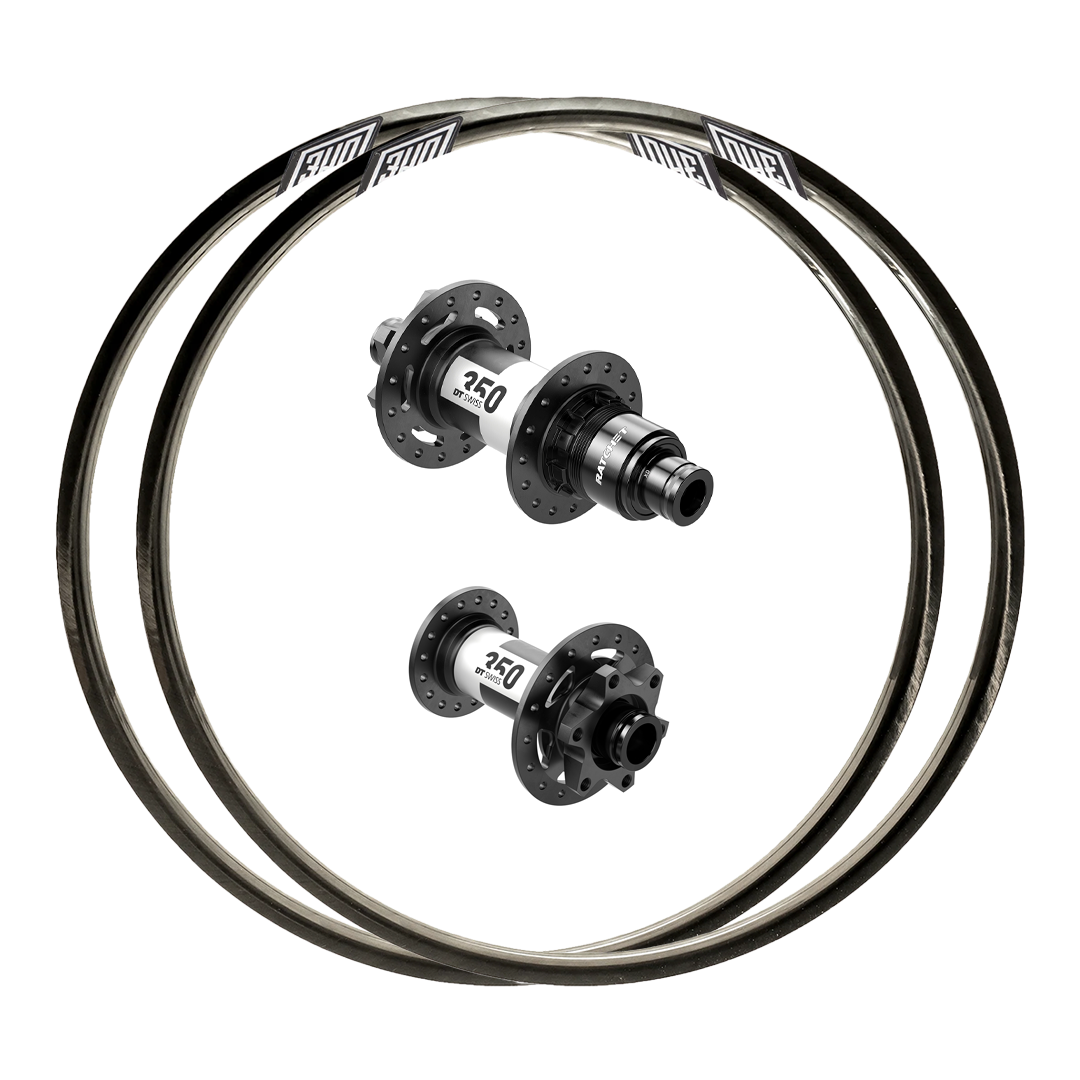 DT Swiss 350 + We Are One Fuse Convergence Custom Carbon Wheels (Front+Rear)