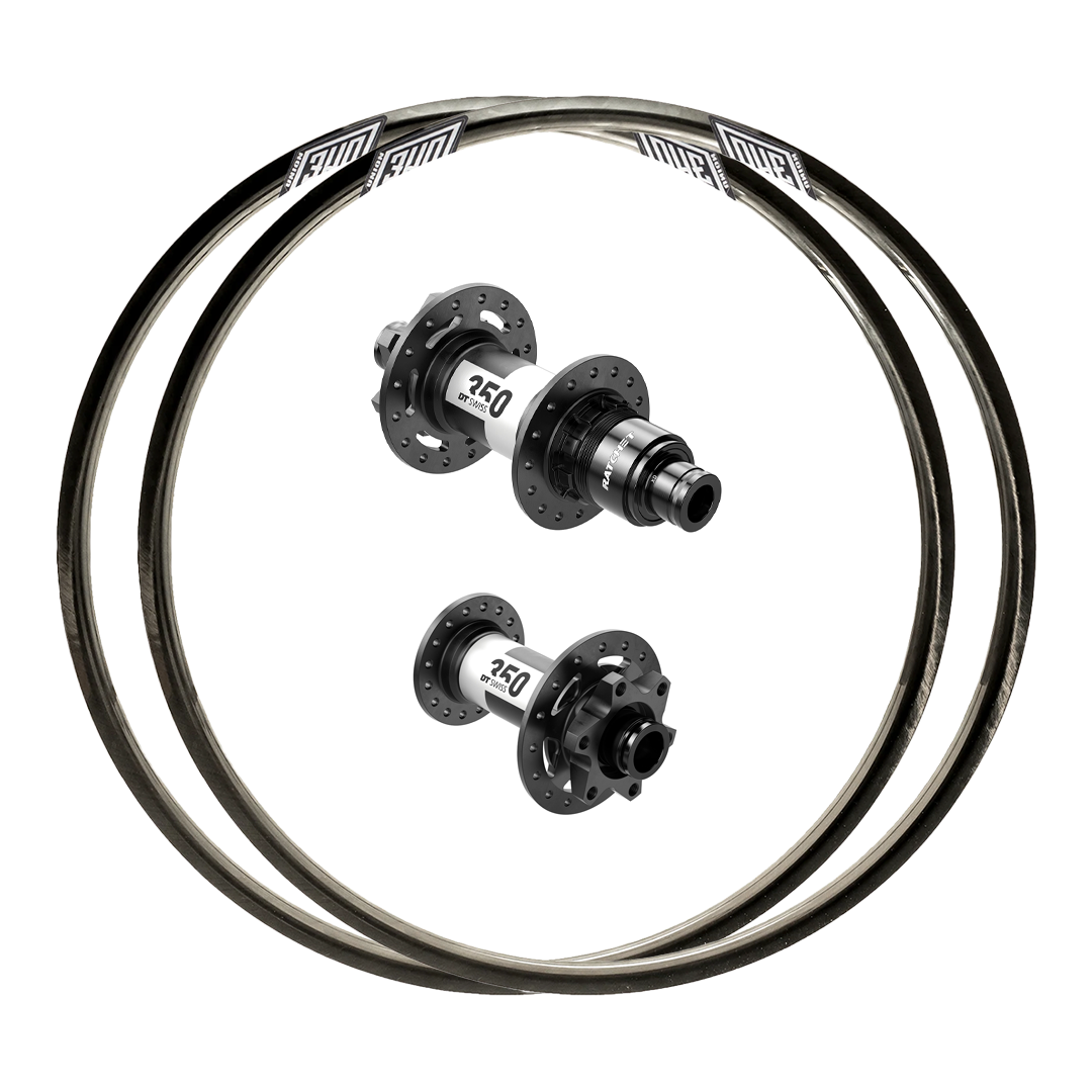 DT Swiss 350 or 350 DEG + We Are One Convergence Wanderer Custom Carbon Wheels (Front+Rear)