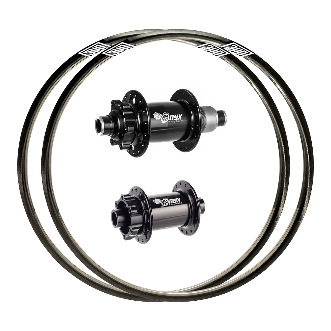 Onyx Classic + We Are One Convergence The Whisp Custom Carbon Wheels (Front+Rear)