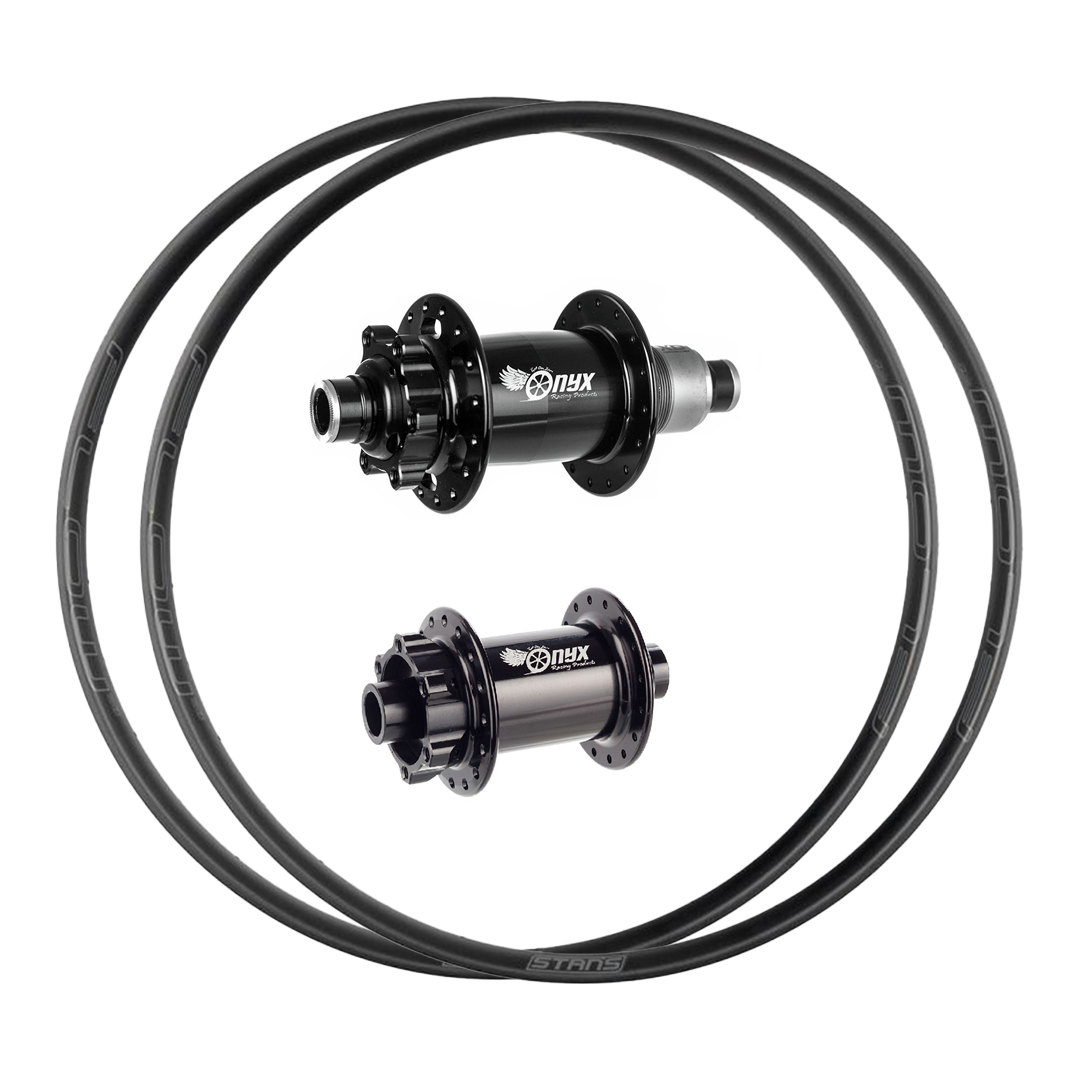 Onyx Classic + Stan's No Tubes Flow Mk4 Custom Alloy Wheels (Front+Rear)
