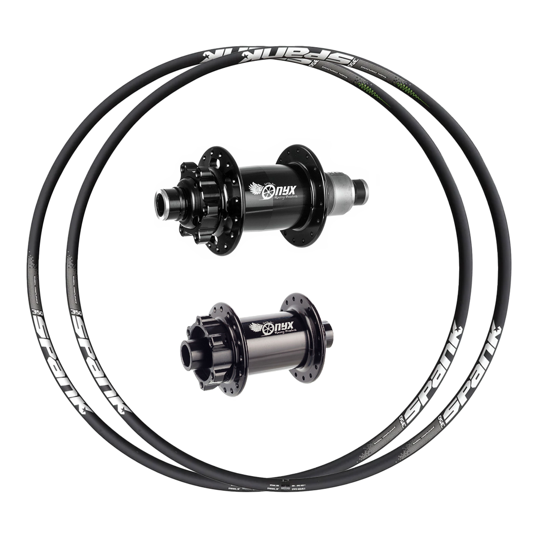 Onyx Classic + Spank 350 (Vibrocore) Custom Alloy Wheels (Front+Rear)