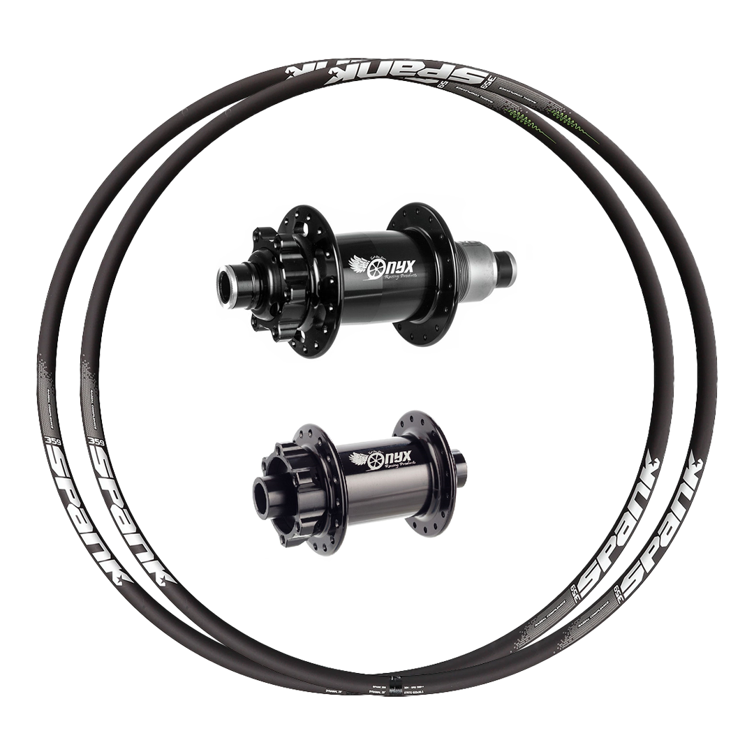 Onyx Classic + Spank 369 (Vibrocore) Custom Alloy Wheels (Front+Rear)