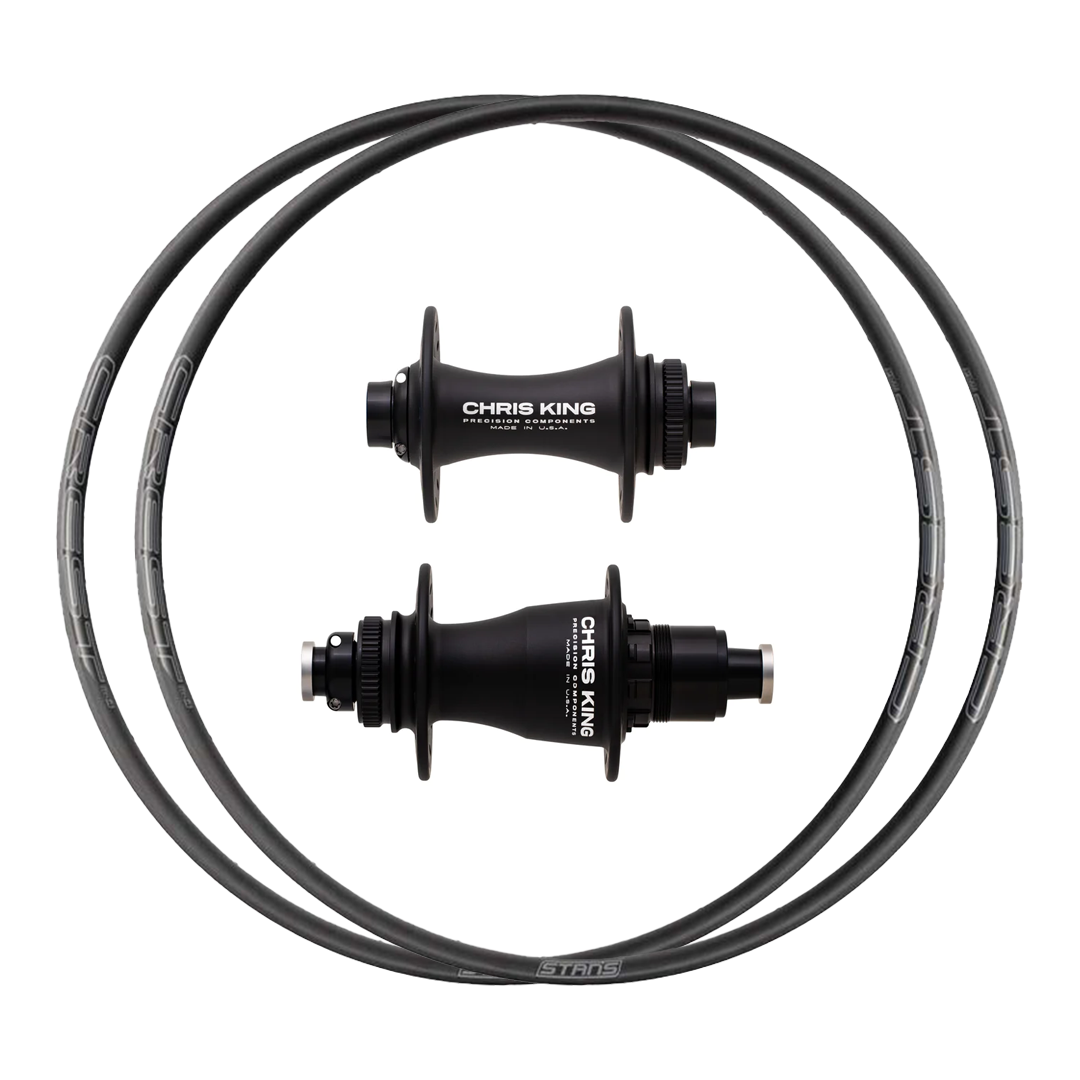Chris King Hubs + Stan's No Tubes Crest Mk4 Custom Alloy Wheels (Front+Rear)