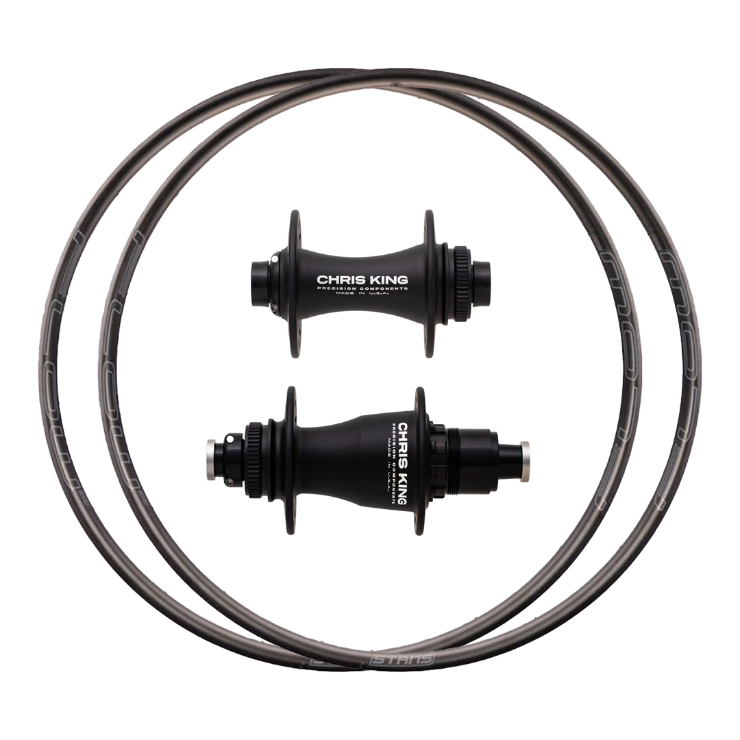Chris King Hubs + Stan's No Tubes Flow Ex3 Custom Alloy Wheels (Front+Rear)