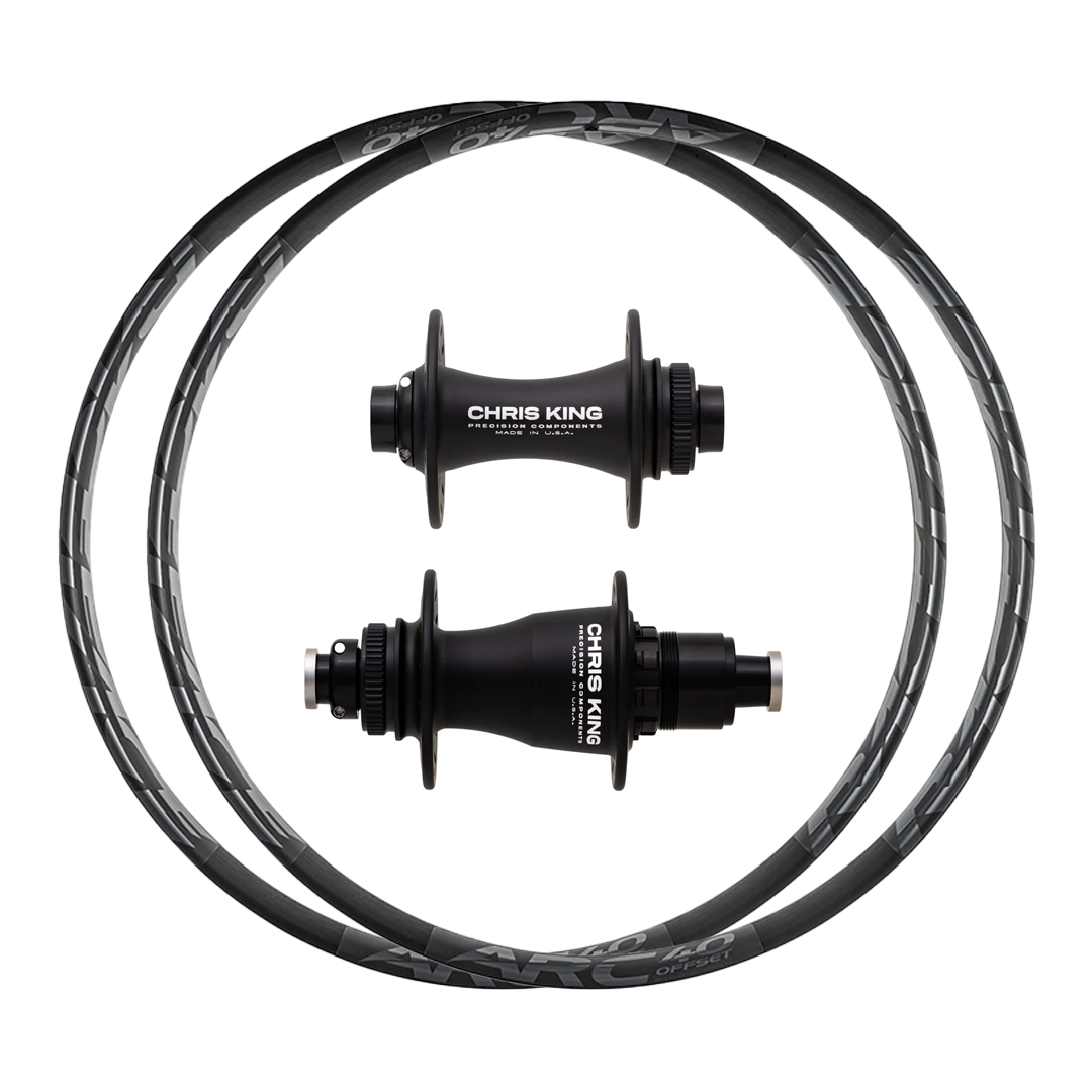 Chris King Hubs + RaceFace ARC Offset 40 (Alloy) Custom Wheels (Front+Rear)