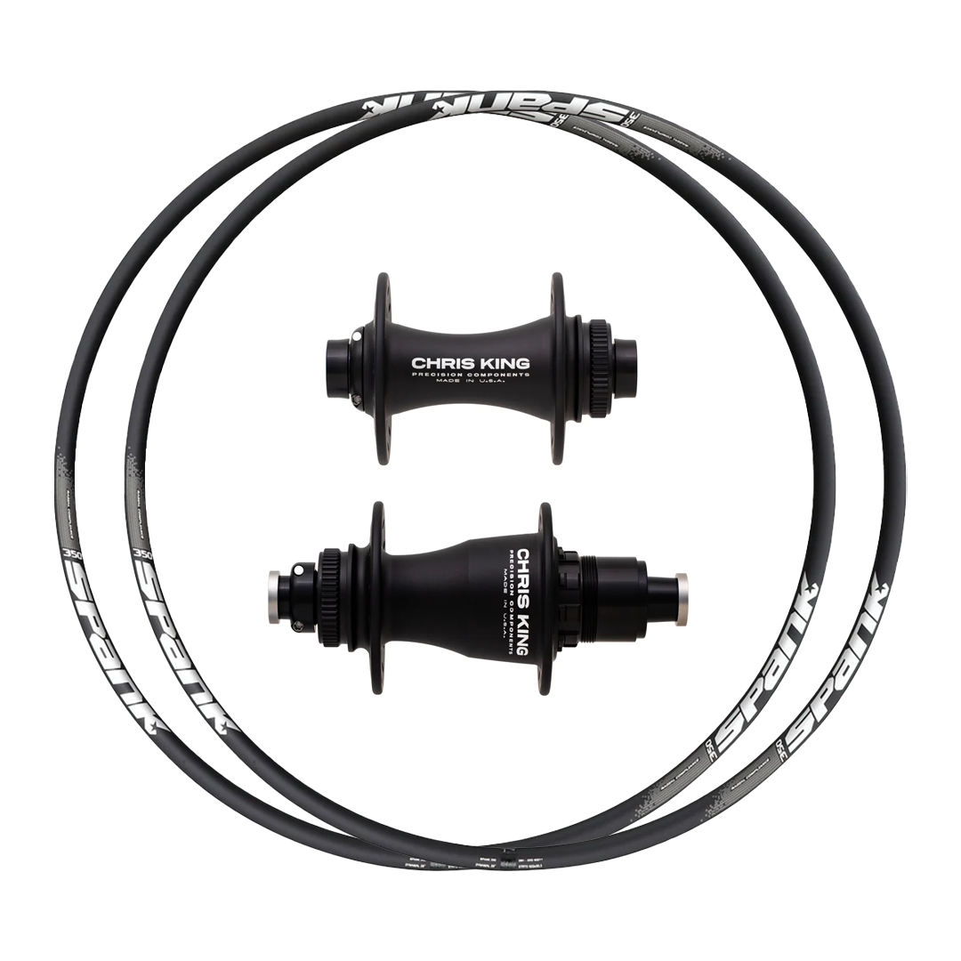 Chris King Hubs + Spank 350 Custom Alloy Wheels (Front+Rear)