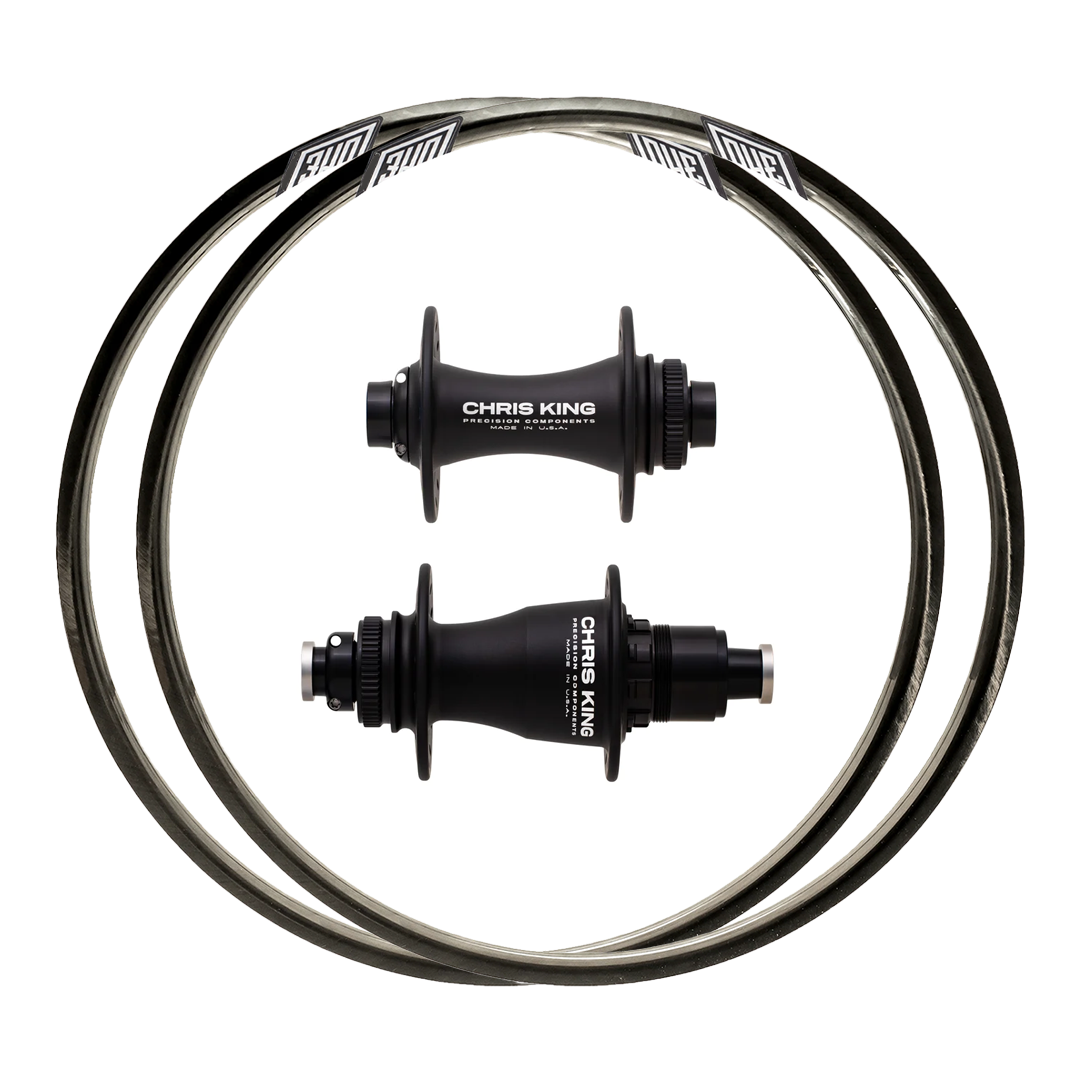 Chris King Hubs + We Are One Convergence The Deal Custom Carbon Wheels (Front+Rear)