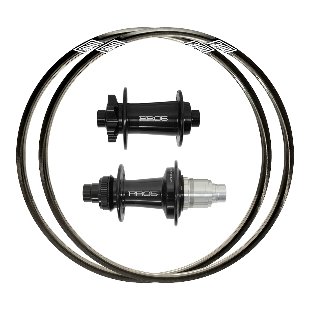 Hope Pro 5 + We Are One Convergence The Whisp Custom Carbon Wheels (Front+Rear)