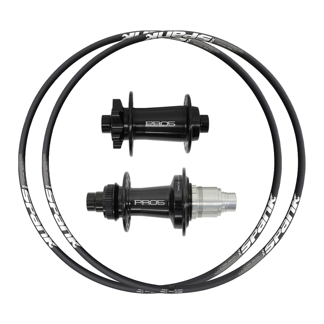 Hope Pro 5 + Spank 350 Custom Alloy Wheels (Front+Rear)