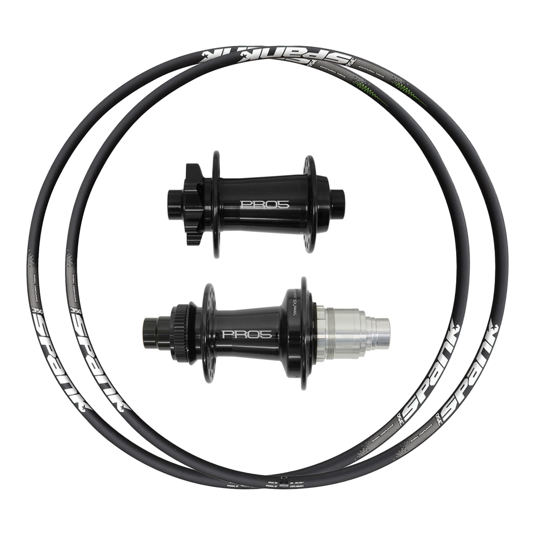 Hope Pro 5 + Spank 350 (Vibrocore) Custom Alloy Wheels (Front+Rear)