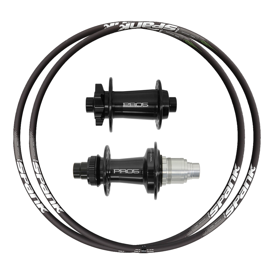 Hope Pro 5 + Spank 369 (Vibrocore) Custom Alloy Wheels (Front+Rear)
