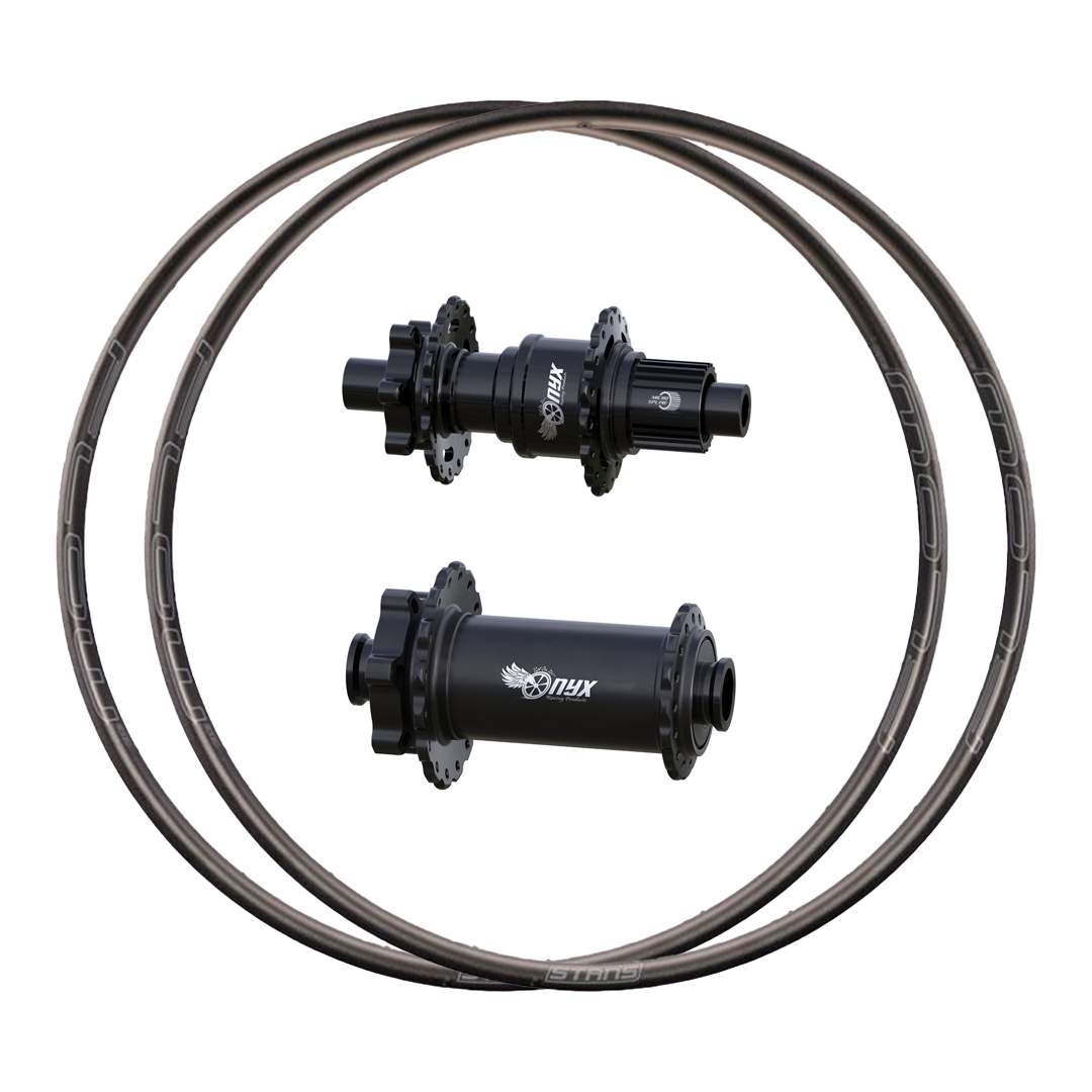 Onyx Vesper + Stan's No Tubes Flow Ex3 Custom Alloy Wheels (Front+Rear)