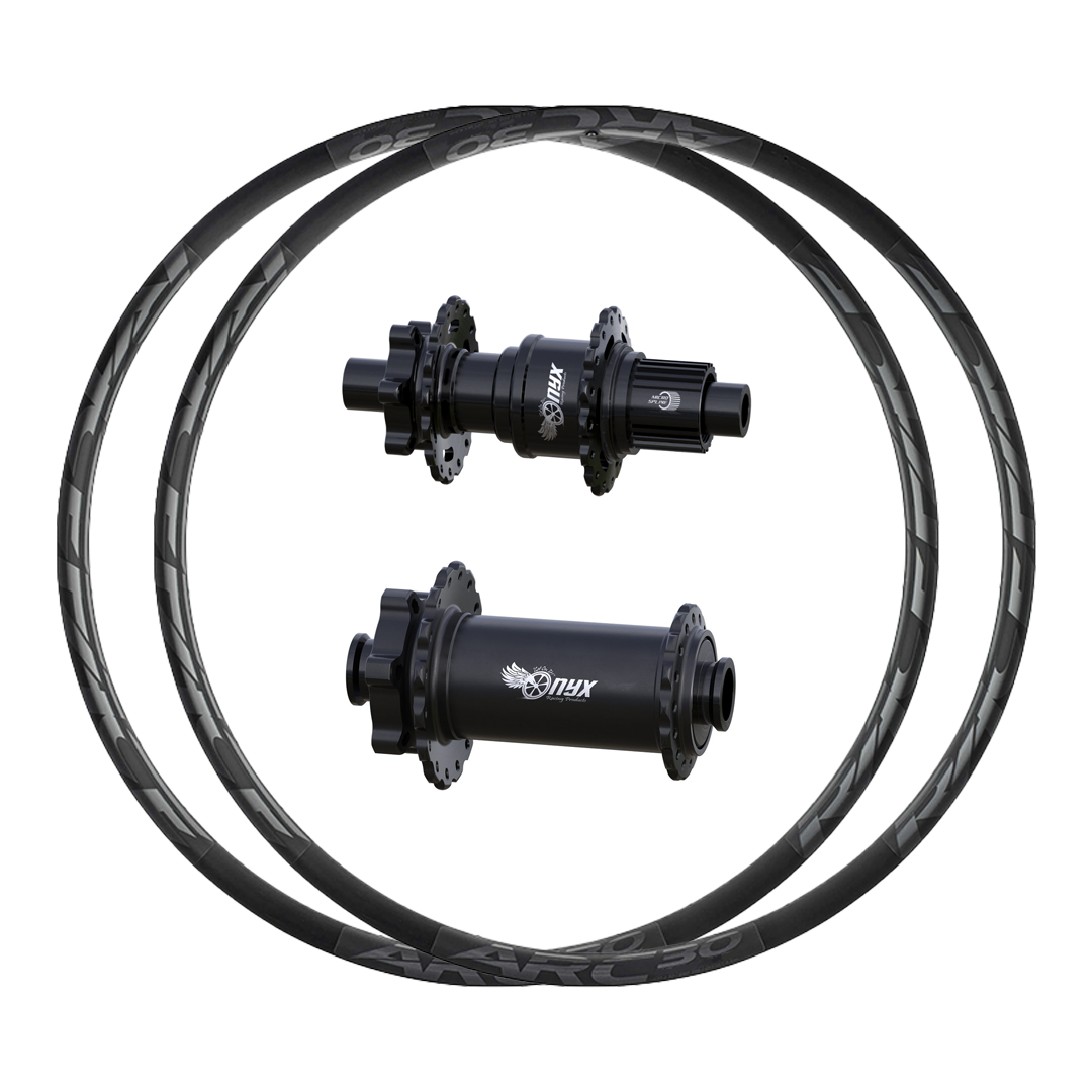 Onyx Vesper + RaceFace ARC Offset 30 (Alloy) Custom Wheels (Front+Rear)