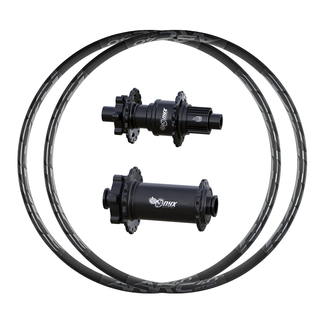 Onyx Vesper + RaceFace ARC Offset 40 (Alloy) Custom Wheels (Front+Rear)