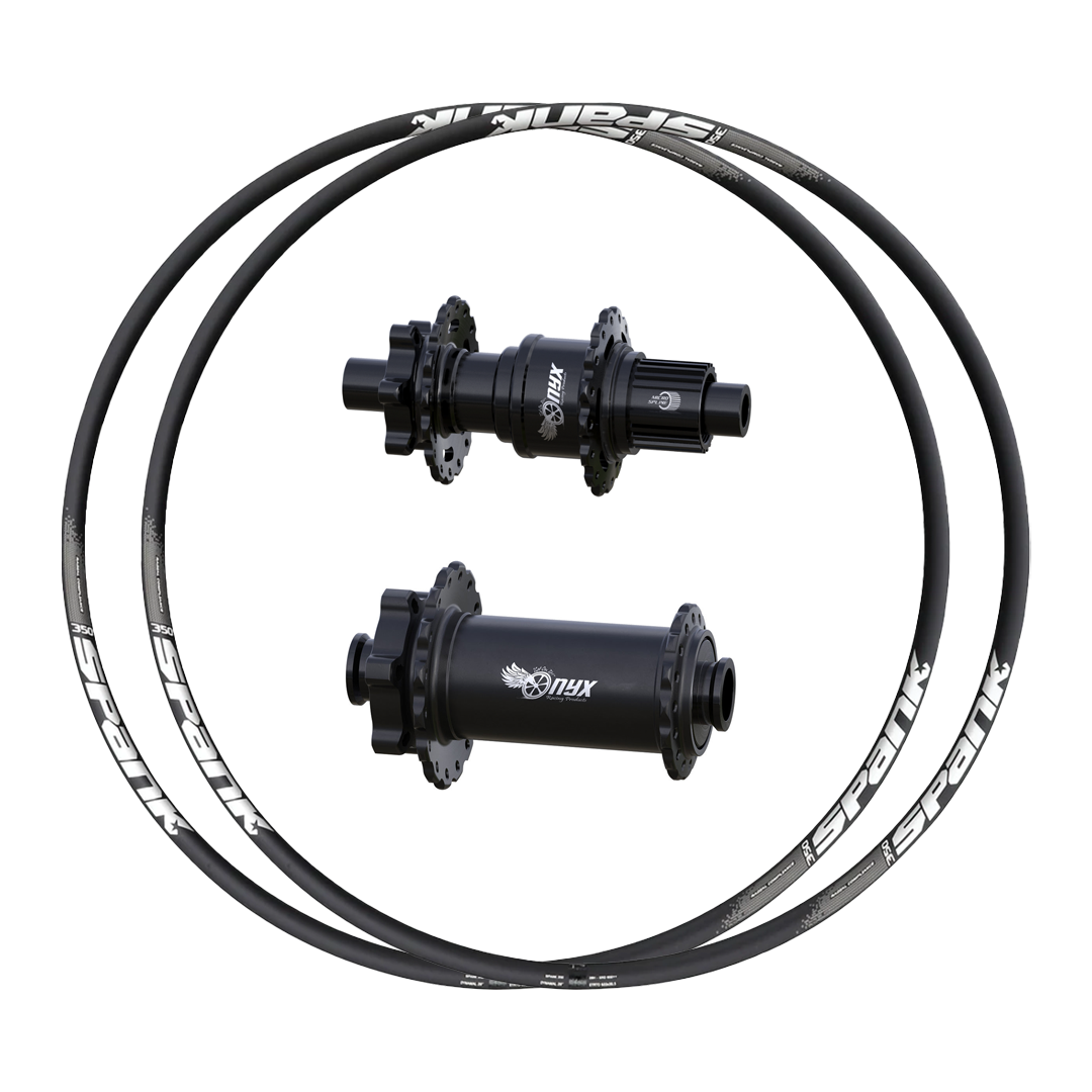 Onyx Vesper + Spank 350 Custom Alloy Wheels (Front+Rear)