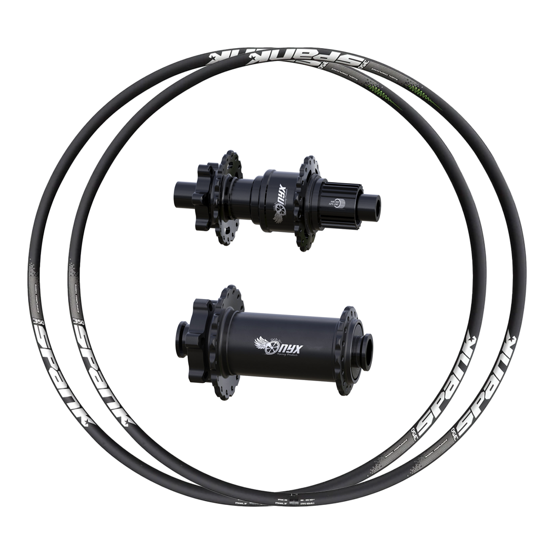 Onyx Vesper + Spank 350 (Vibrocore) Custom Alloy Wheels (Front+Rear)