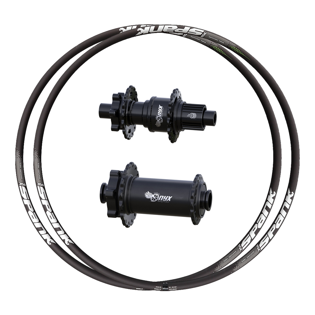 Onyx Vesper + Spank 369 (Vibrocore) Custom Alloy Wheels (Front+Rear)