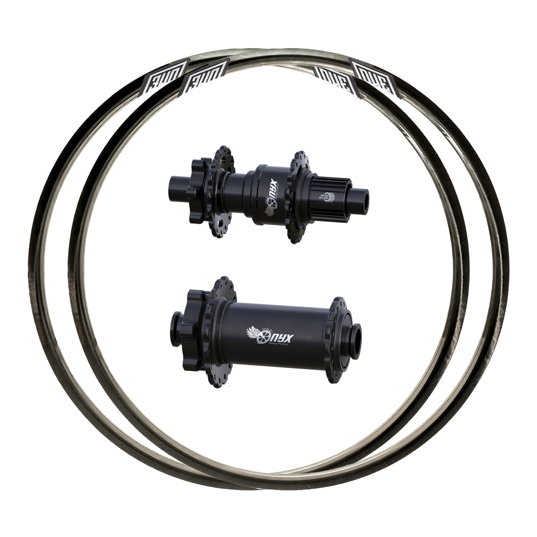 Onyx Vesper + We Are One Fuse Convergence Custom Carbon Wheels (Front+Rear)